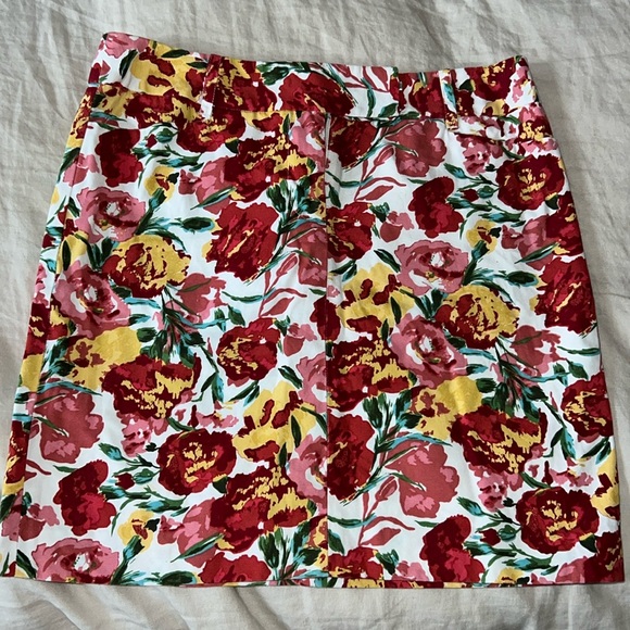 Women’s Ann Taylor Size 4P Floral Skirt - Picture 1 of 3